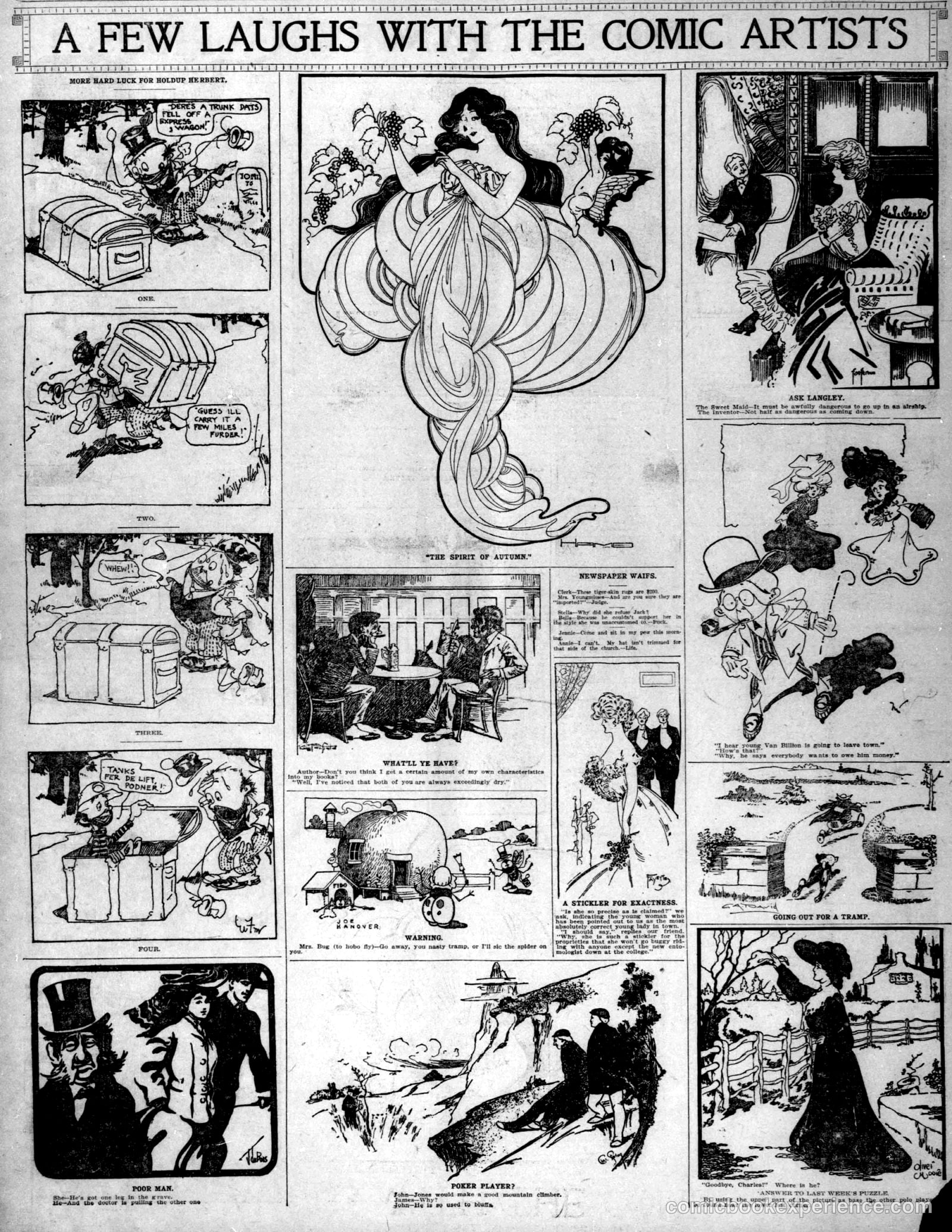 A Few Laughs with the Comic Artists