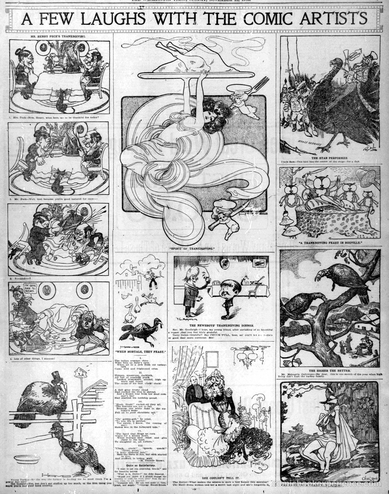 A Few Laughs with the Comic Artists