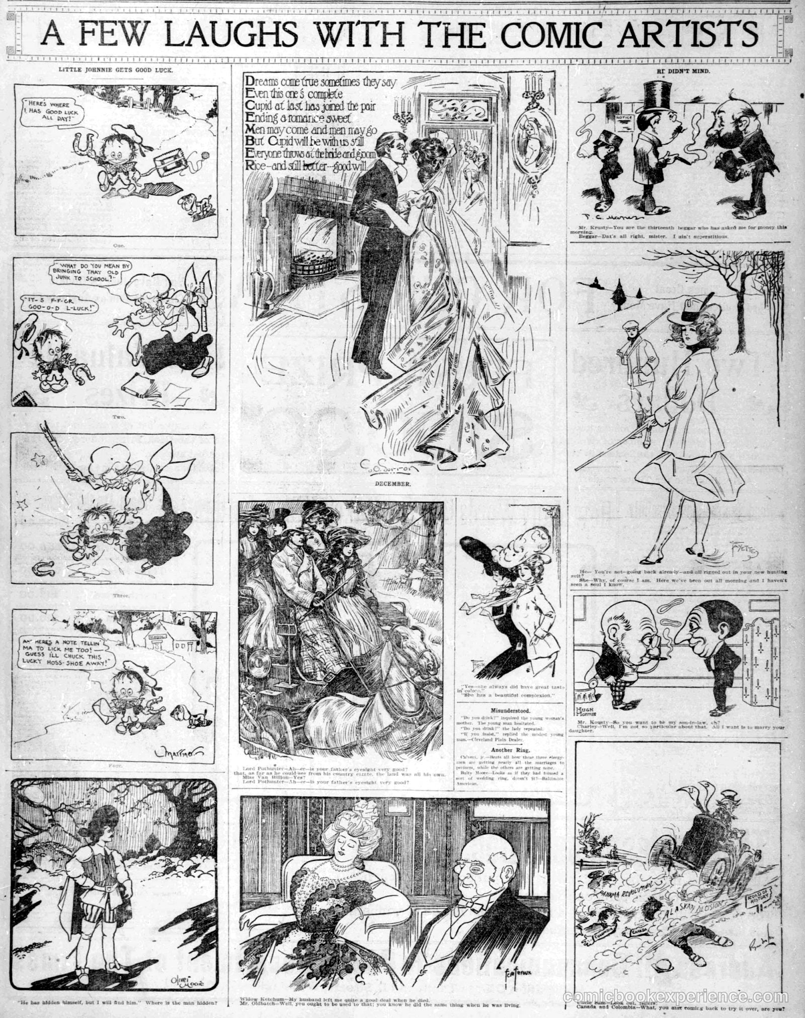 A Few Laughs with the Comic Artists