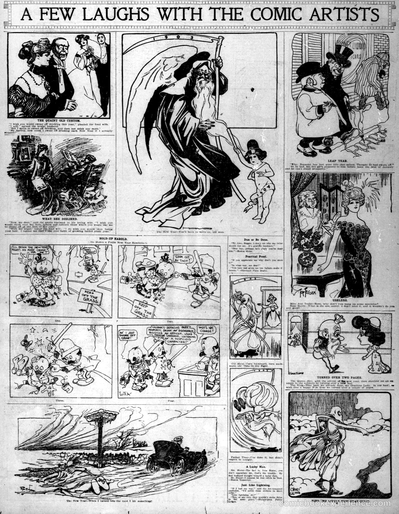 A Few Laughs With the Comic Artists