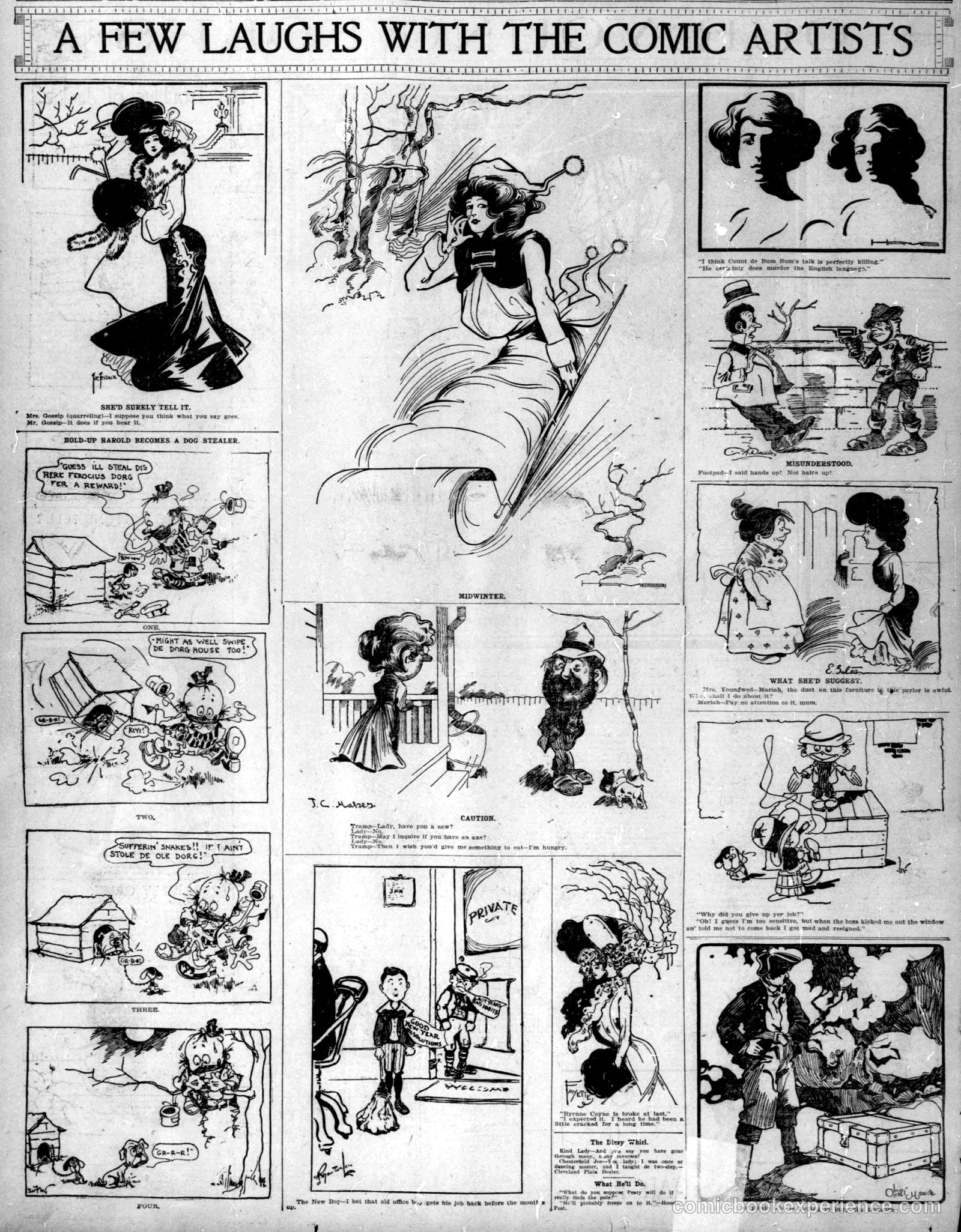 A Few Laughs with the Comic Artists