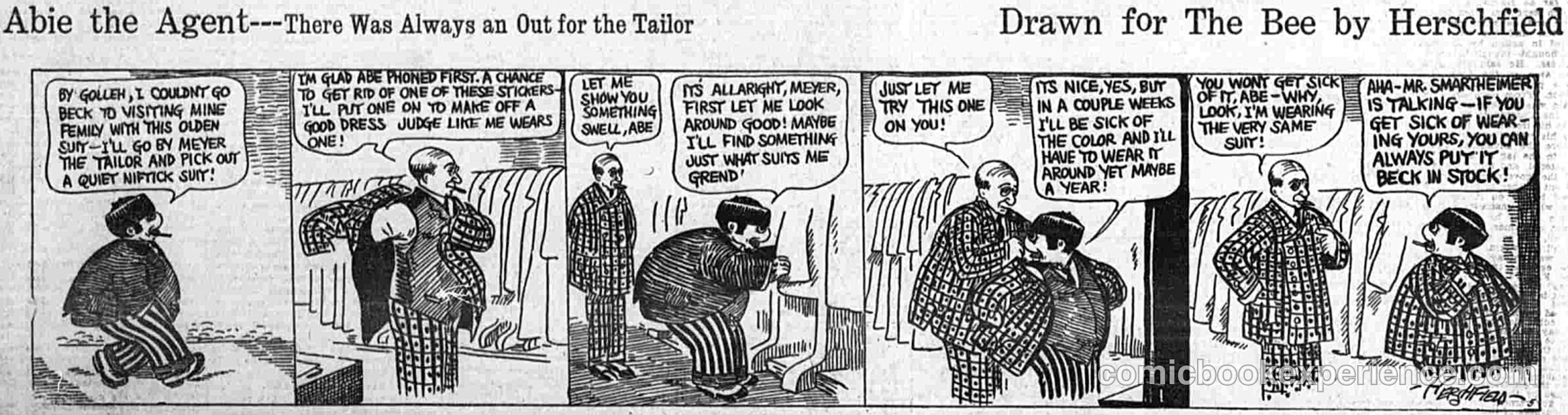 Abie the Agent—'There Was Always an Out for the Tailor'