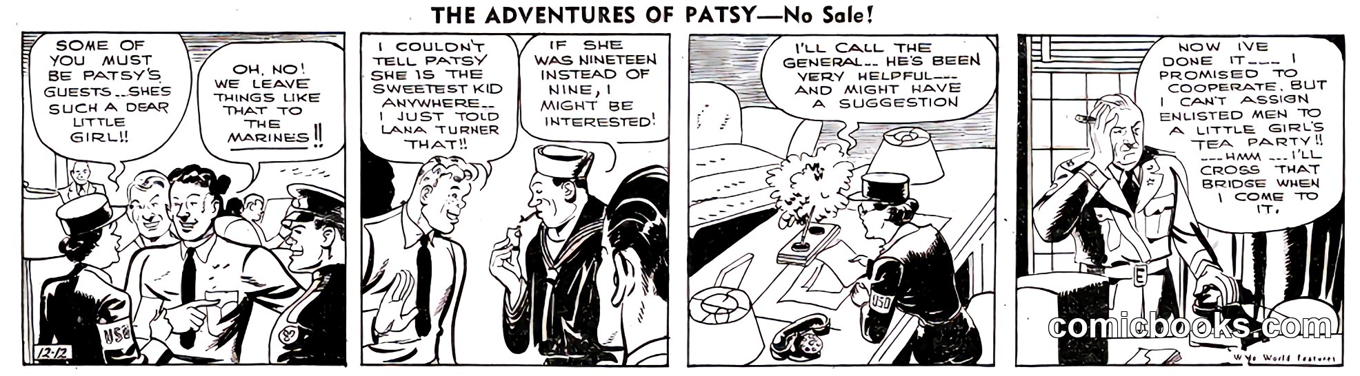 The Adventures of Patsy — No Sale!