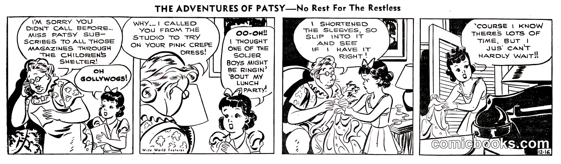 The Adventures of Patsy — No Rest For The Restless