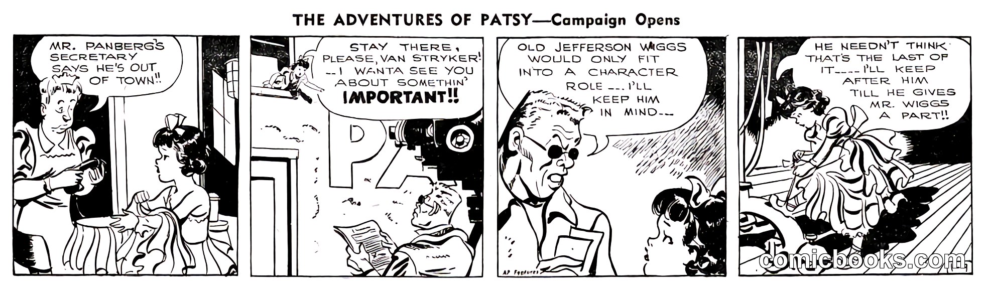 The Adventures of Patsy—Campaign Opens