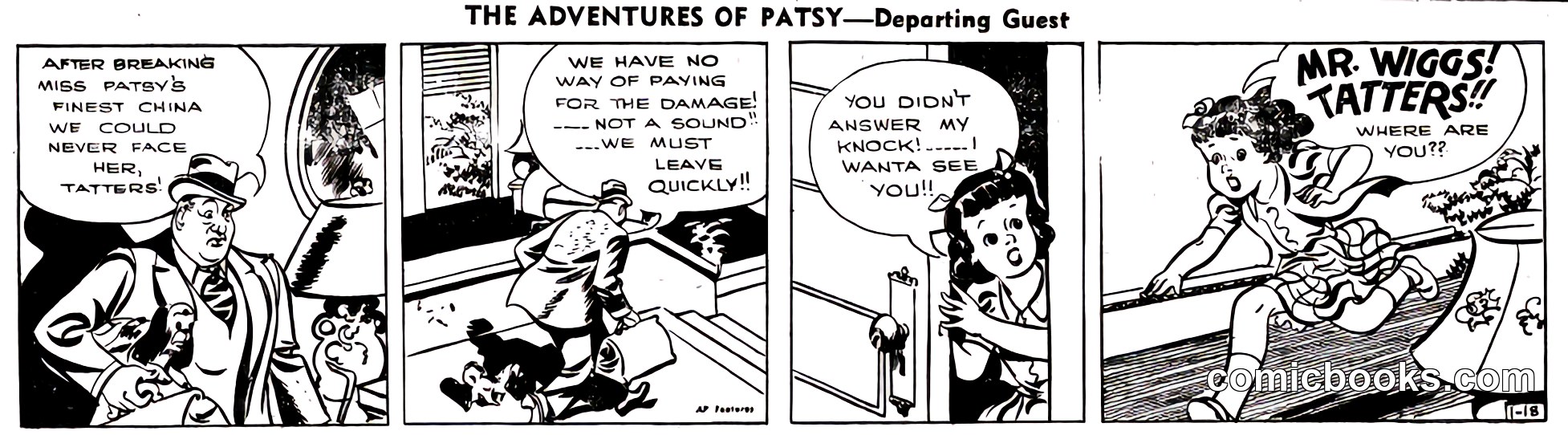 The Adventures of Patsy—Departing Guest