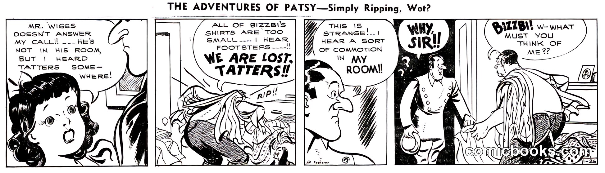 The Adventures of Patsy—Simply Ripping, Wot?
