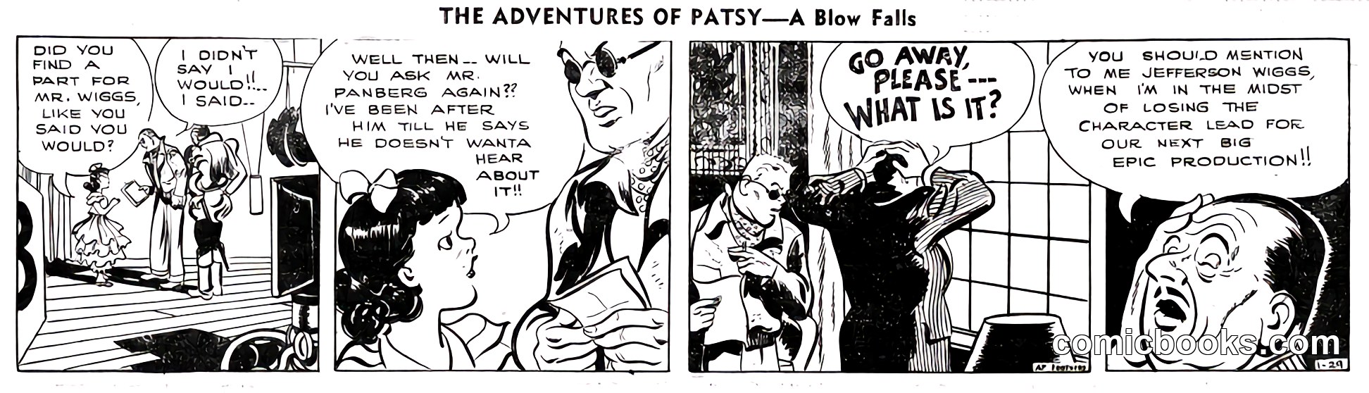 The Adventures of Patsy — A Blow Falls