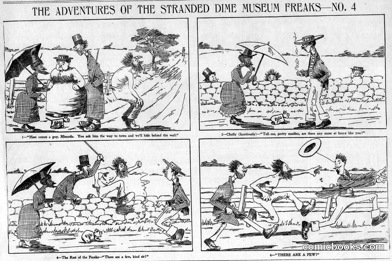 The Adventures of the Stranded Dime Museum Freaks, No. 4
