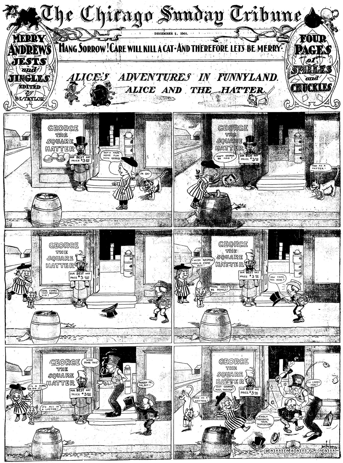 Alice's Adventures in Funnyland: Alice and the Hatter