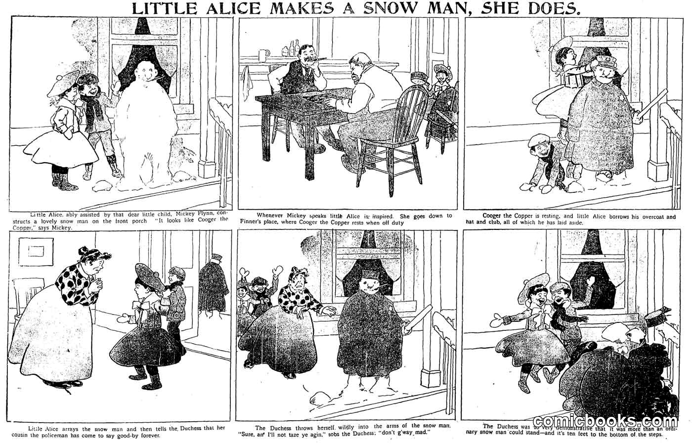 Little Alice Makes a Snow Man