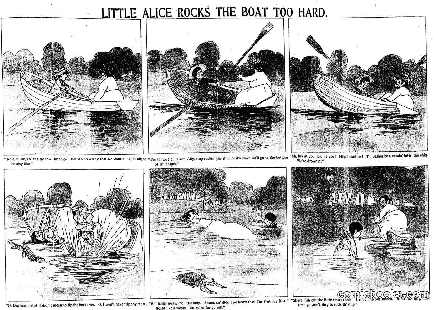 Little Alice Rocks the Boat Too Hard