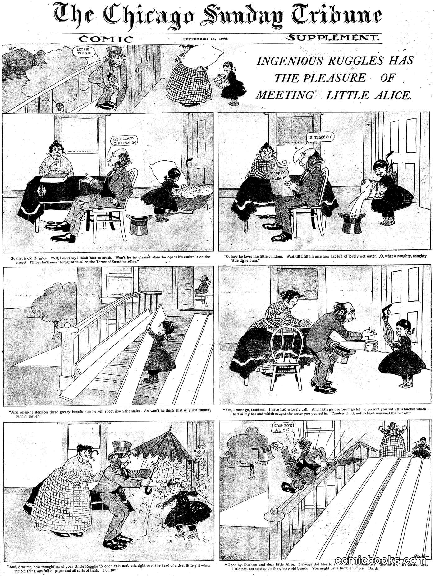 Ingenious Ruggles Meets Little Alice