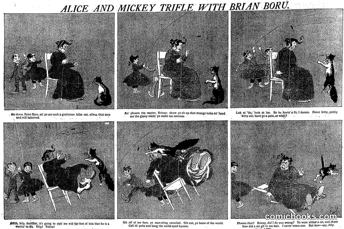 Alice and Mickey Trifle with Brian Boru