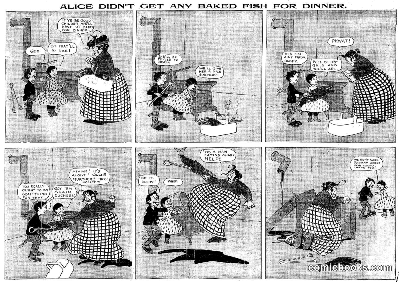 Alice Didn't Get Any Baked Fish for Dinner