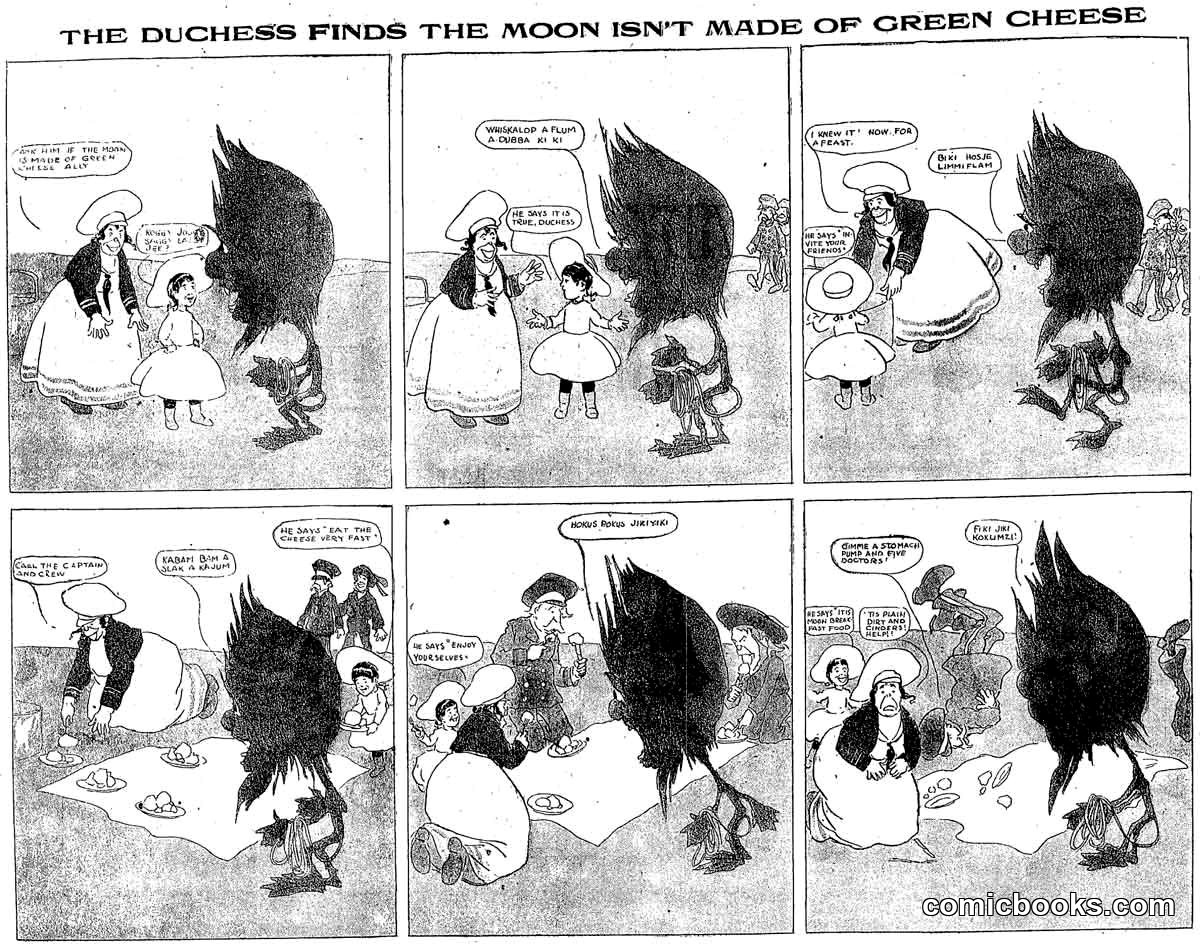 The Duchess Finds the Moon Isn't Made of Green Cheese