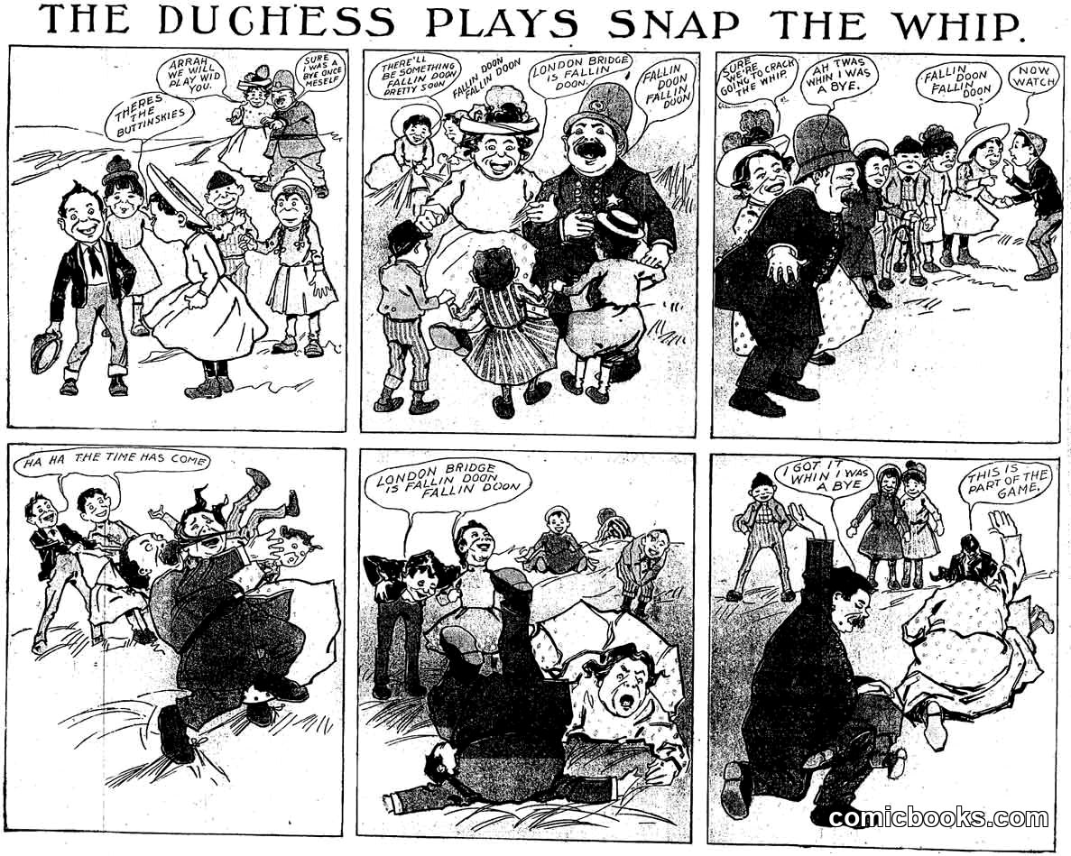 The Duchess Plays Snap the Whip