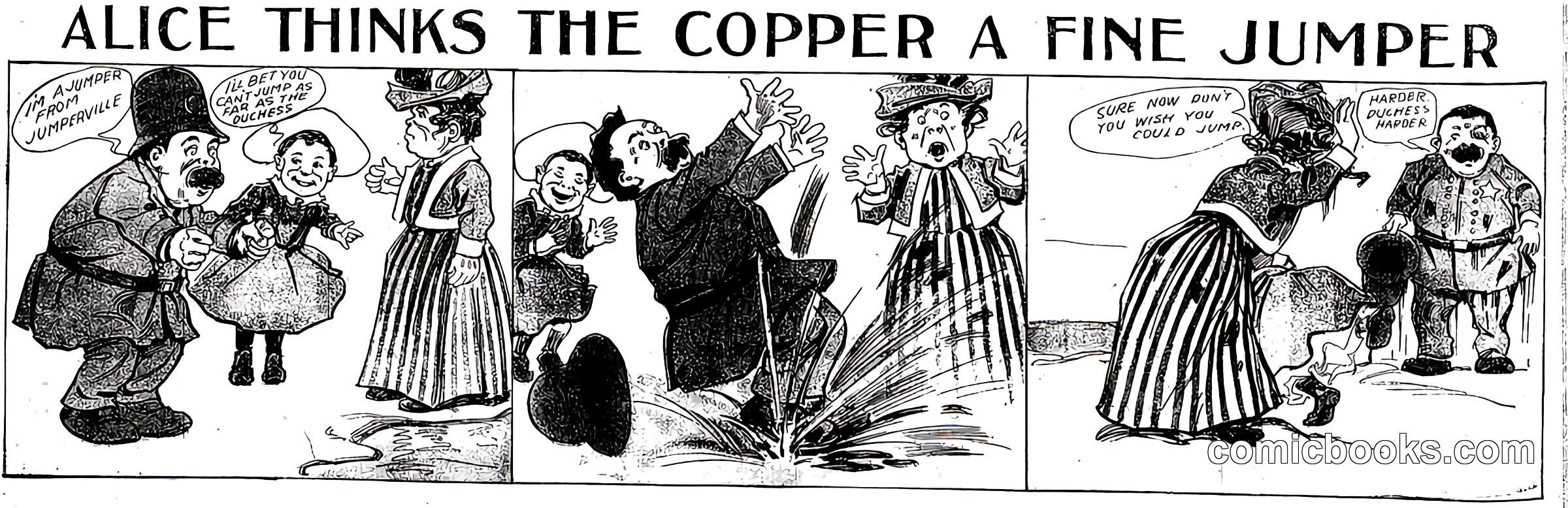 Alice Thinks the Copper a Fine Jumper