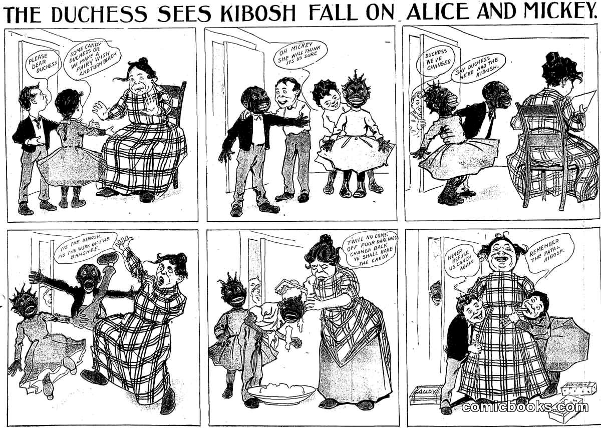 The Duchess Sees Kibosh Fall on Alice and Mickey