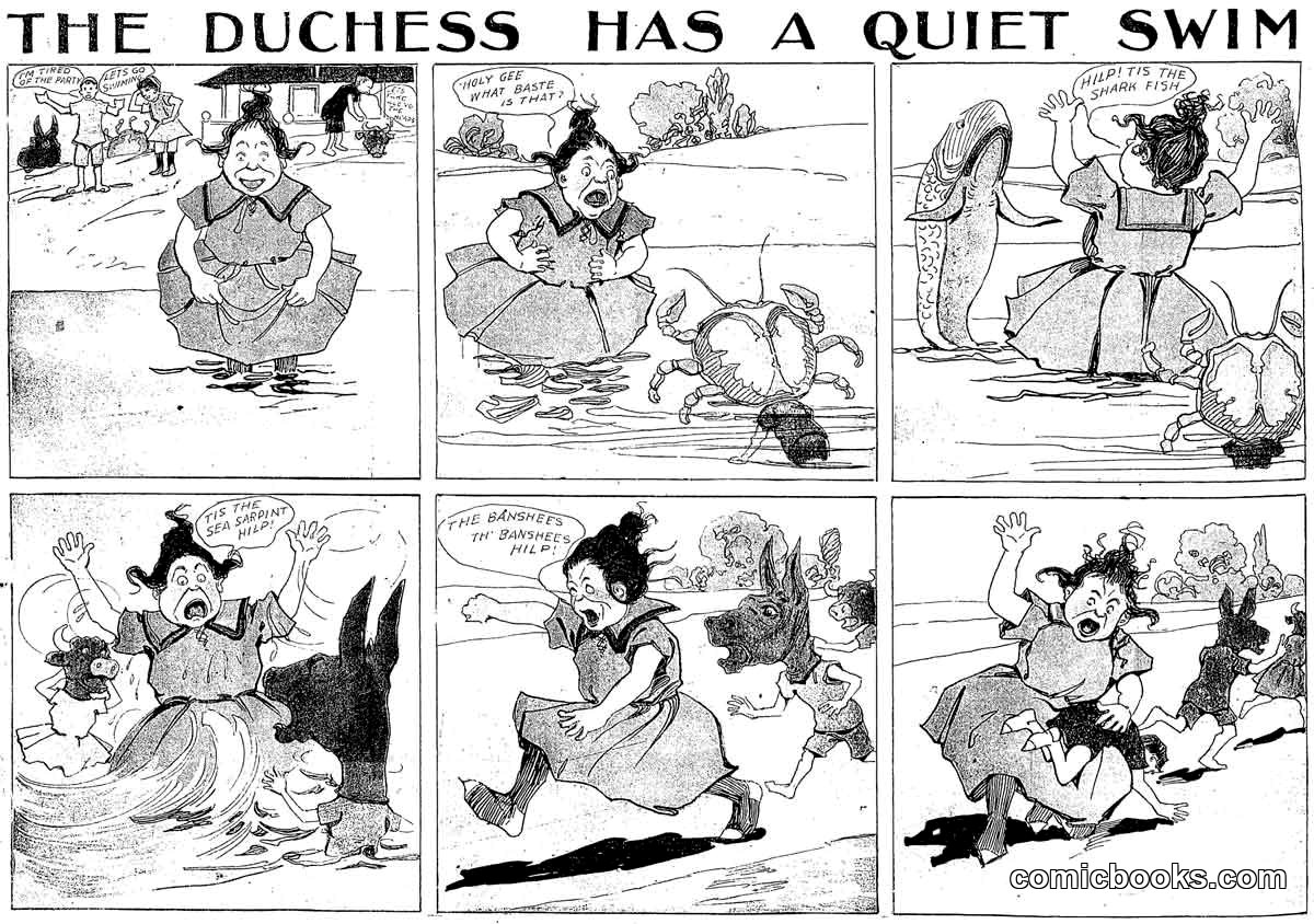 The Duchess Has a Quiet Swim