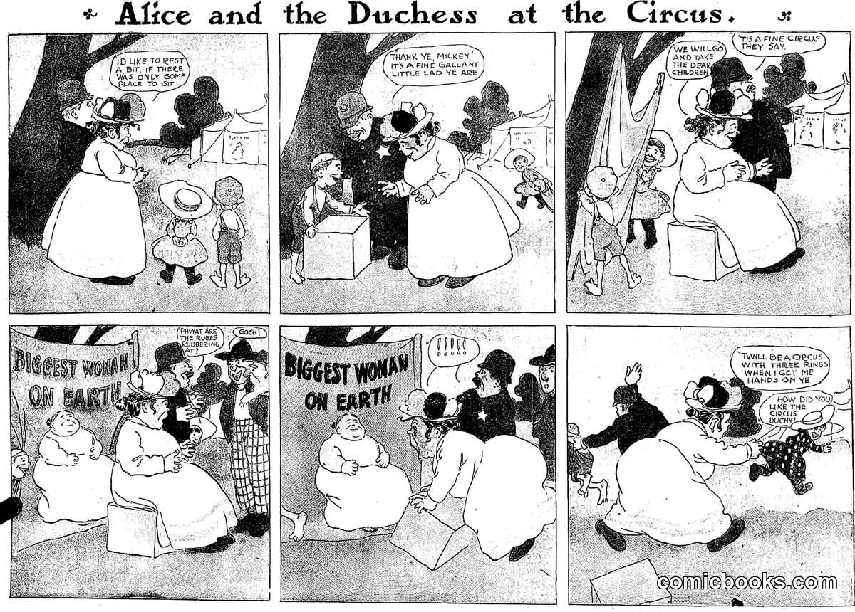 Alice and the Duchess at the Circus