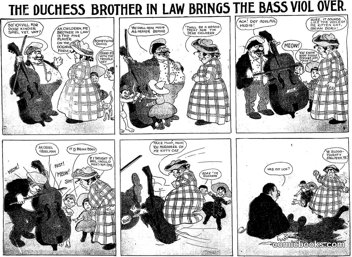 The Duchess Brother in Law Brings the Bass Viol Over