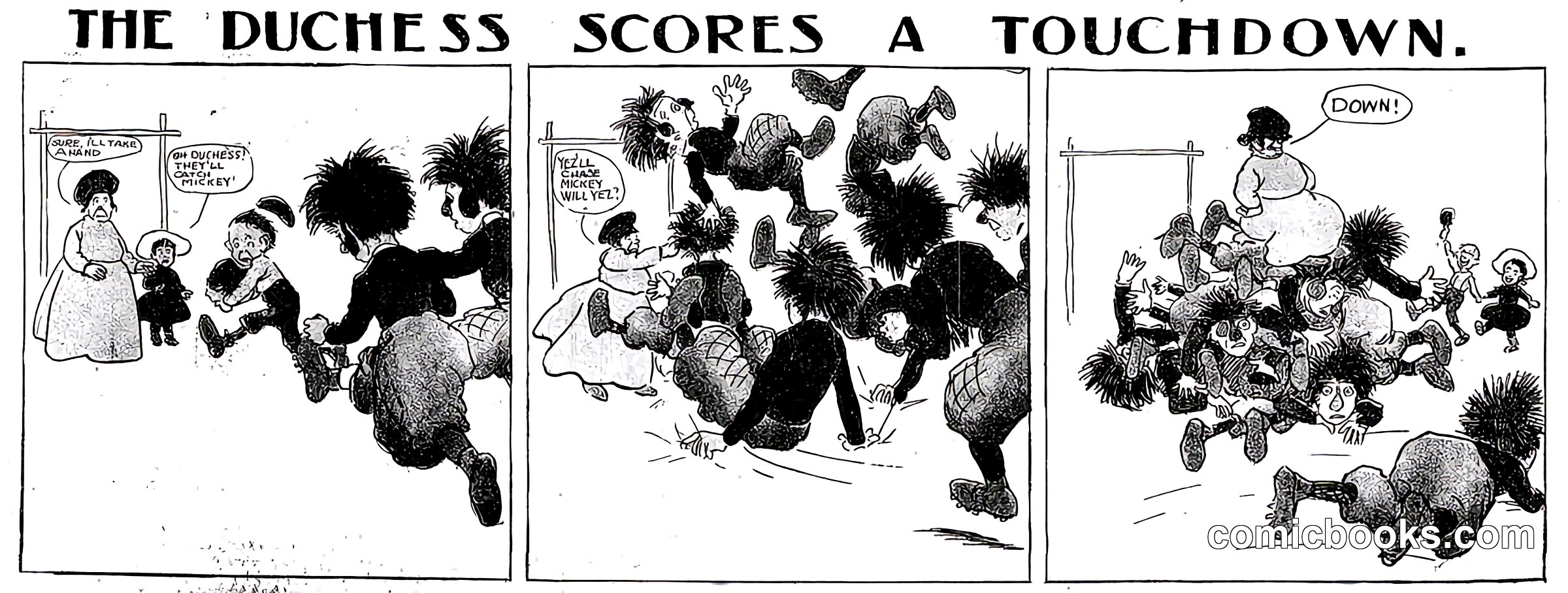 The Duchess Scores a Touchdown