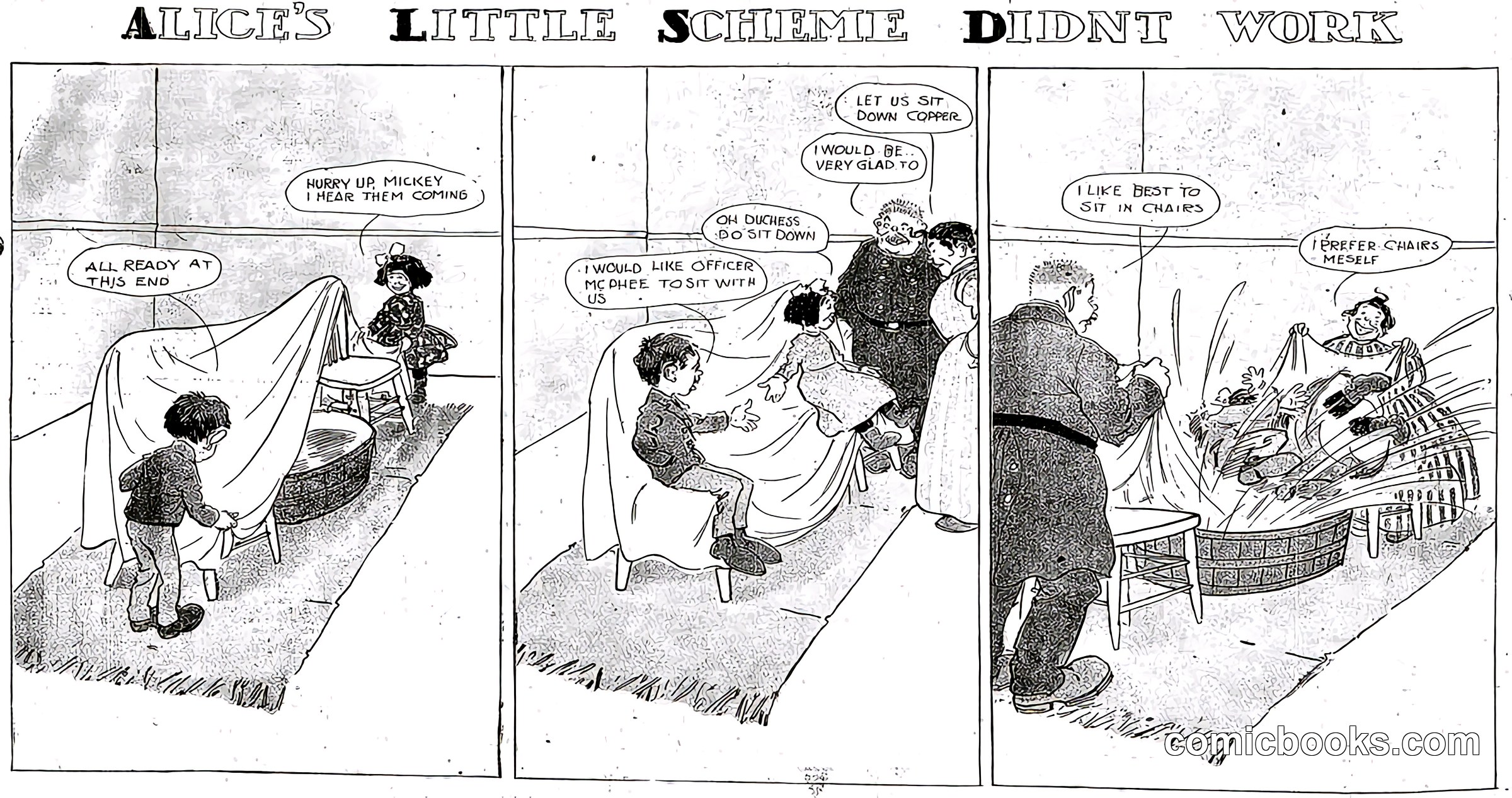 Alice's Little Scheme Didn't Work