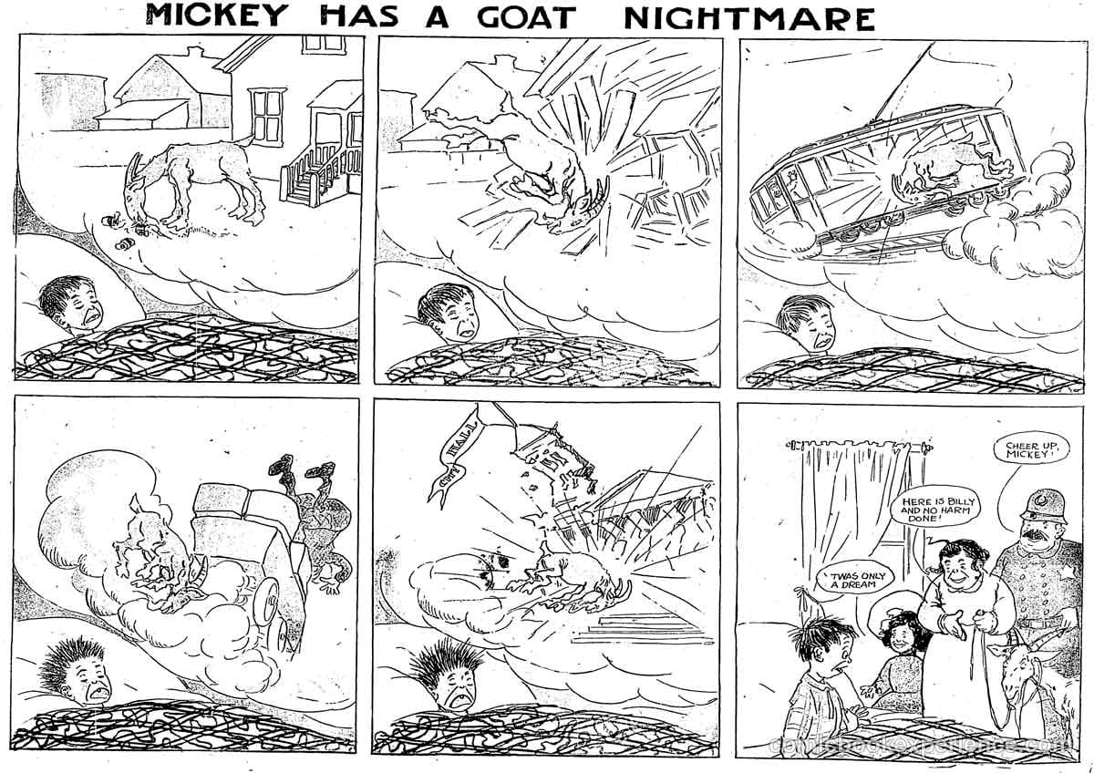 Mickey Has a Goat Nightmare