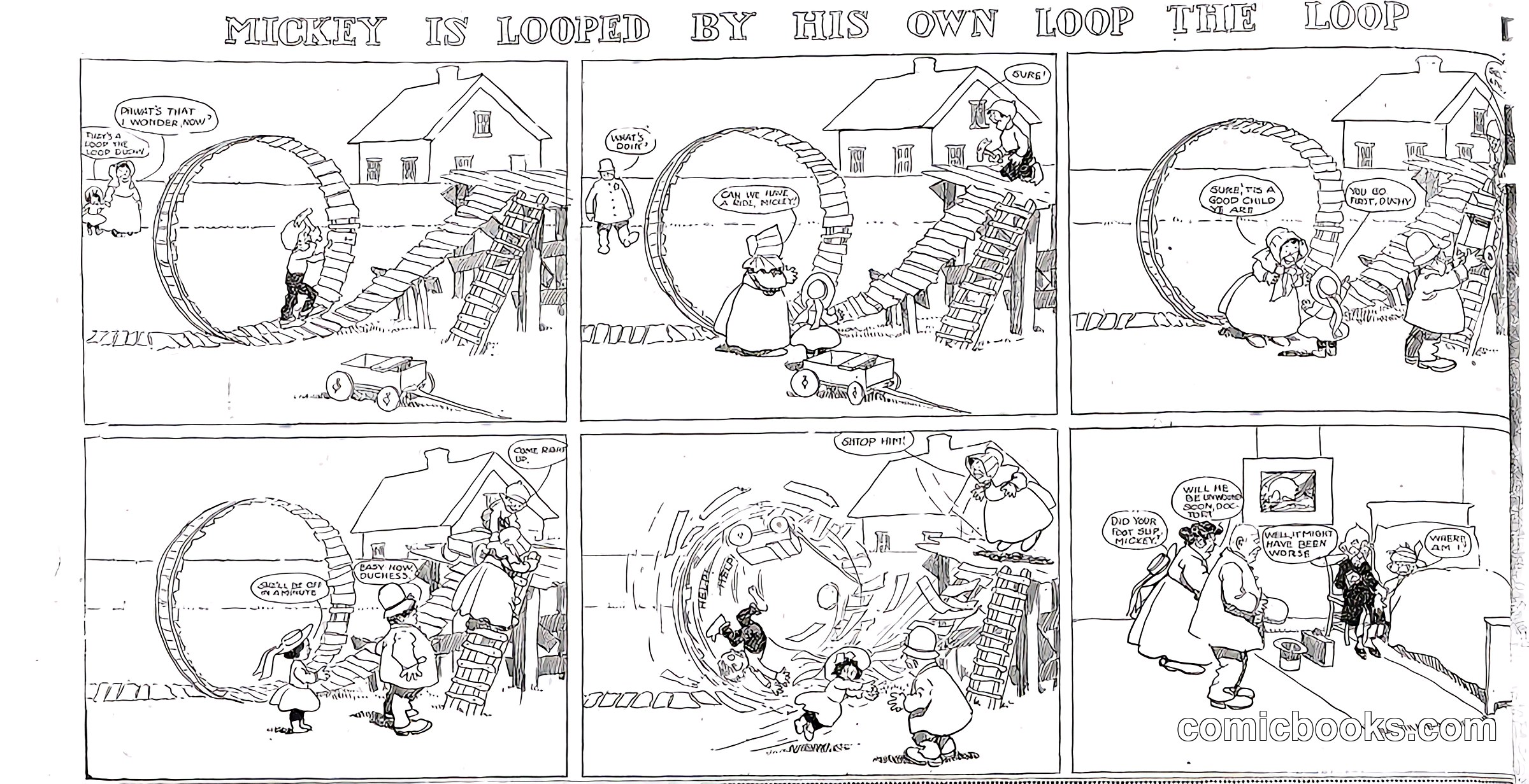 Mickey Is Looped by His Own Loop the Loop