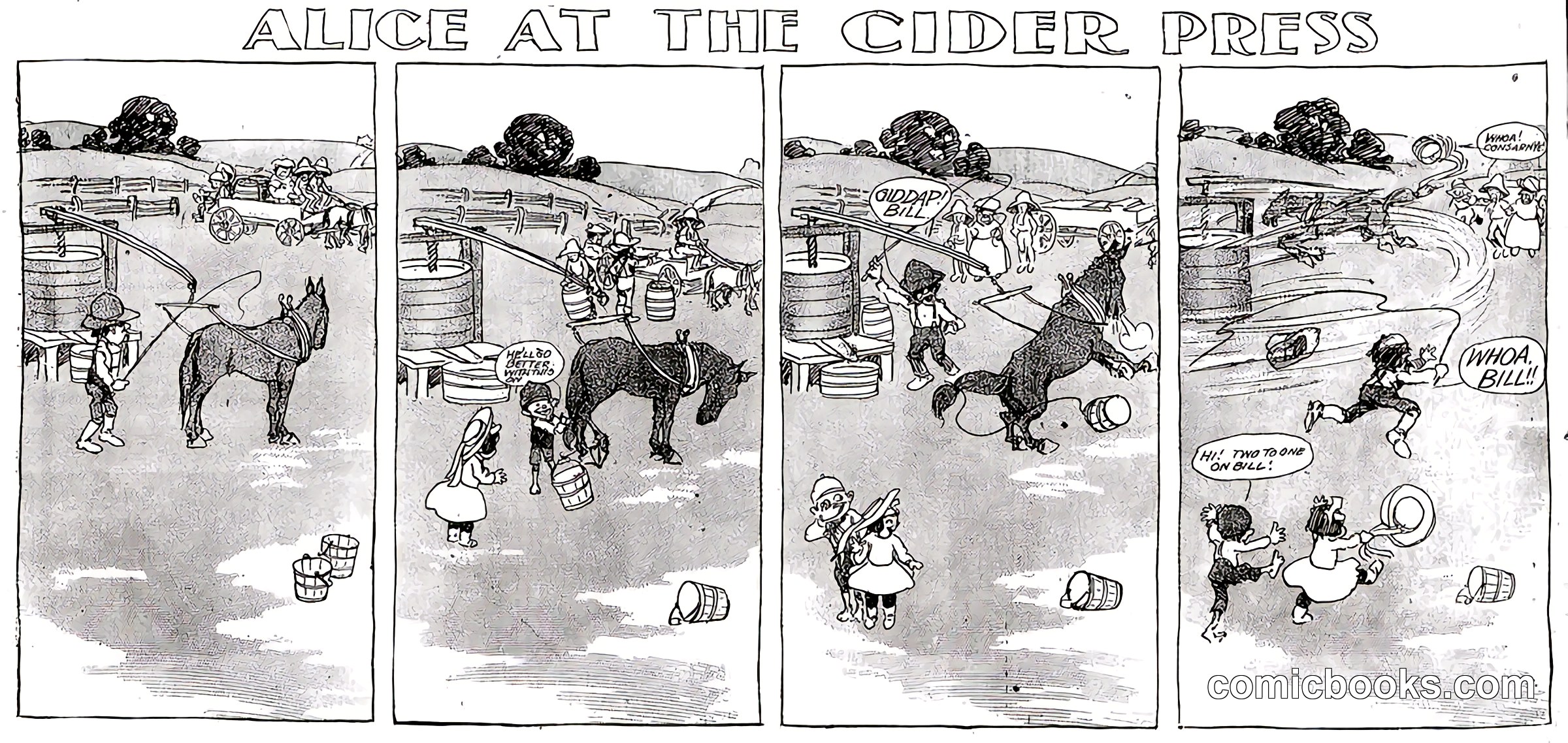 Alice at the Cider Press
