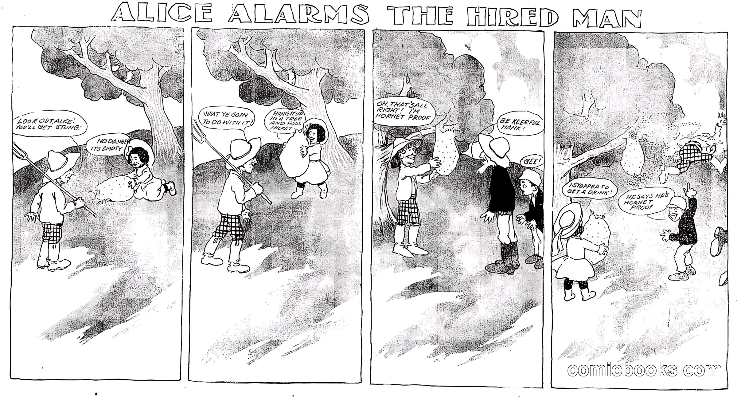 Alice Alarms the Hired Man