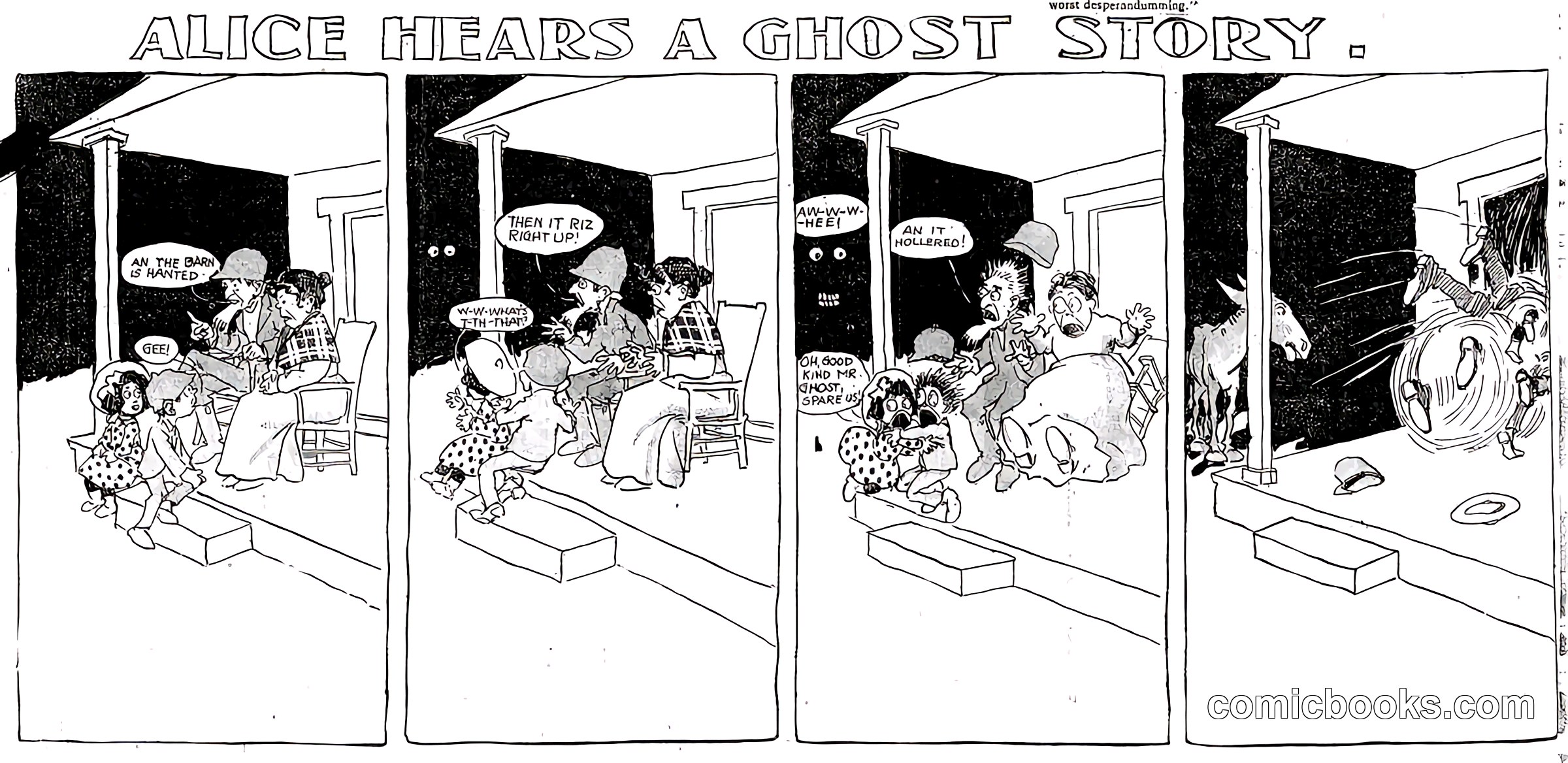 Alice Hears a Ghost Story