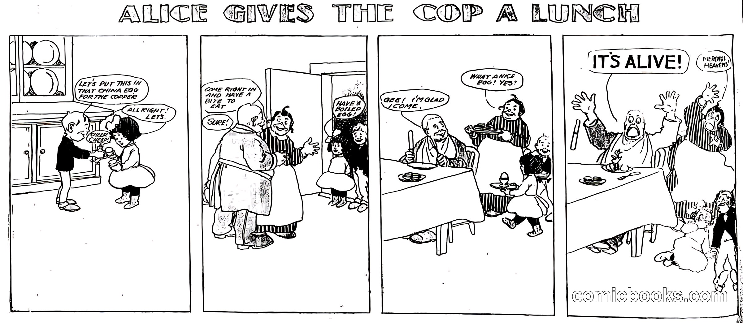 Alice Gives the Cop a Lunch