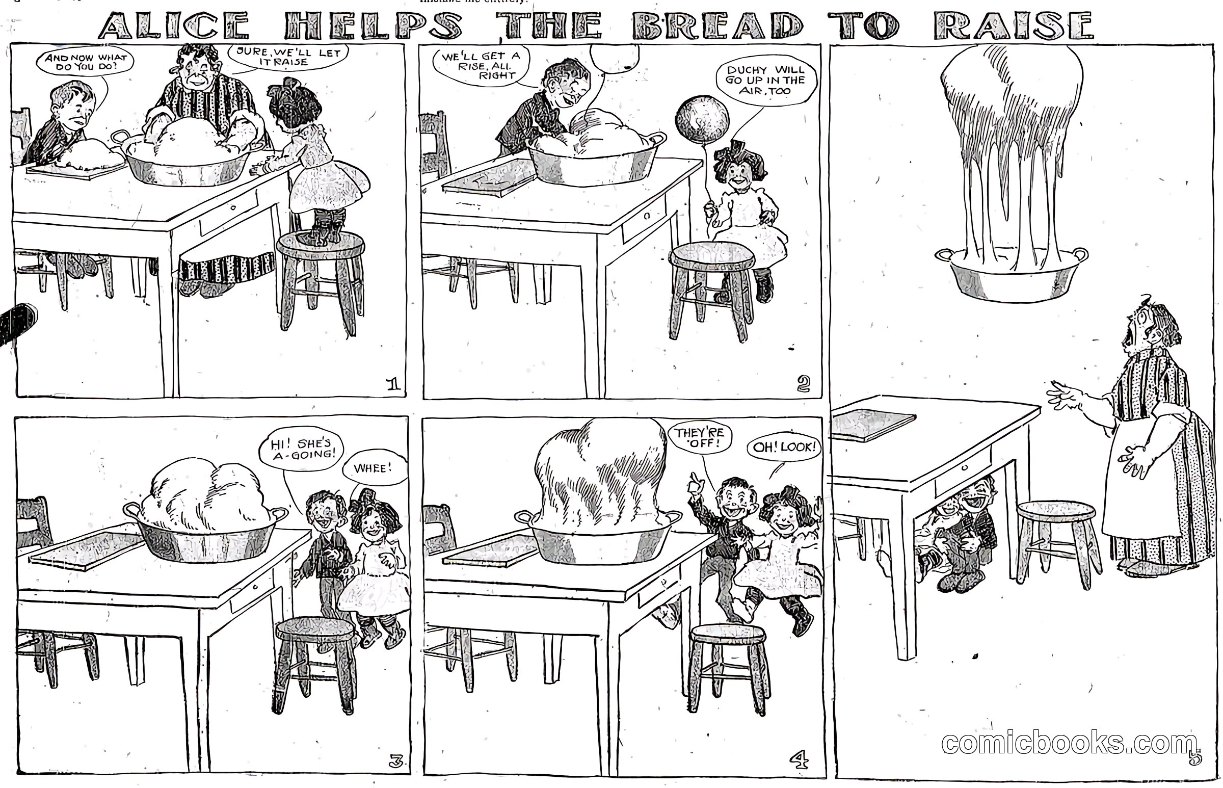 Alice Helps the Bread to Raise