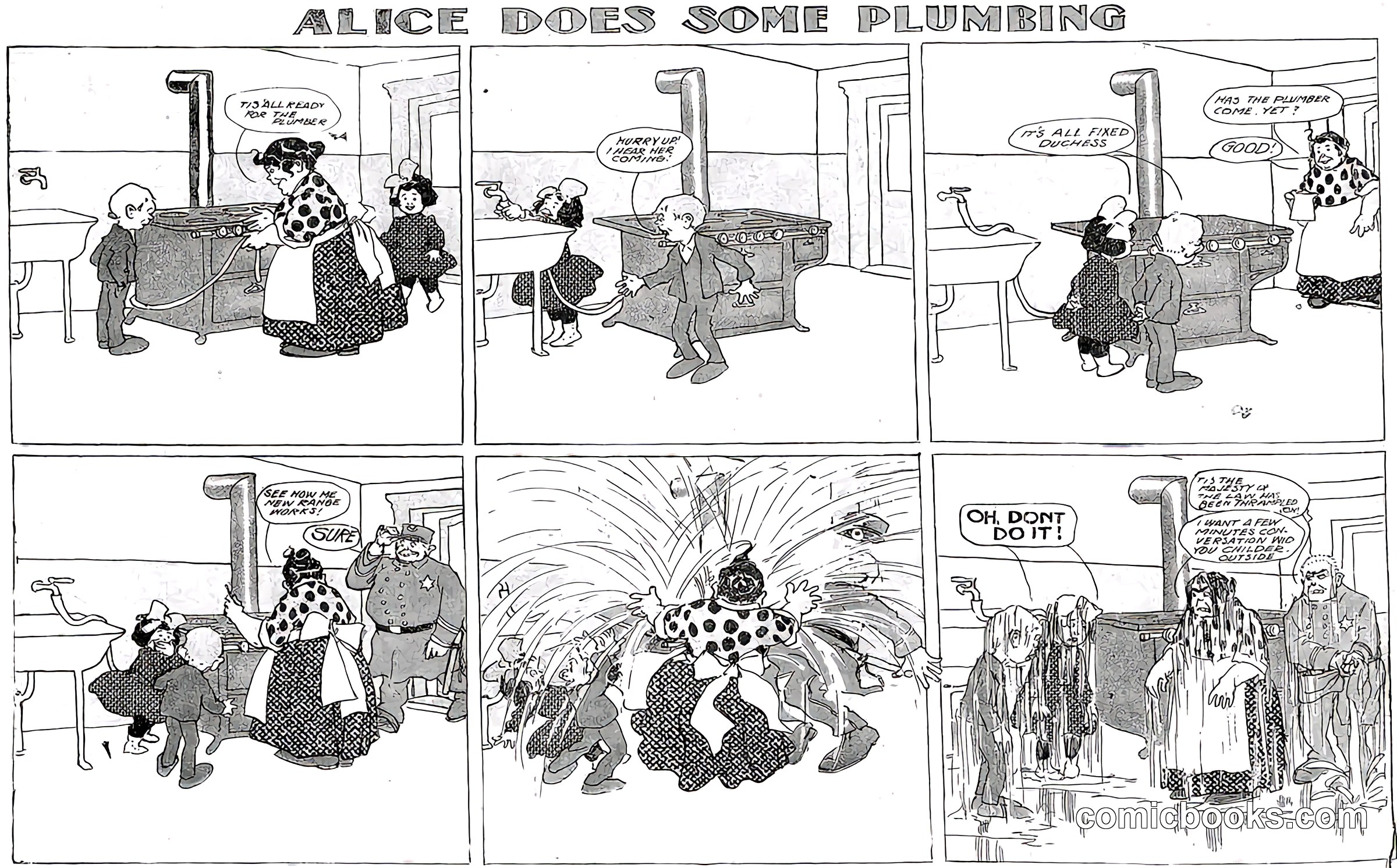 Alice Does Some Plumbing