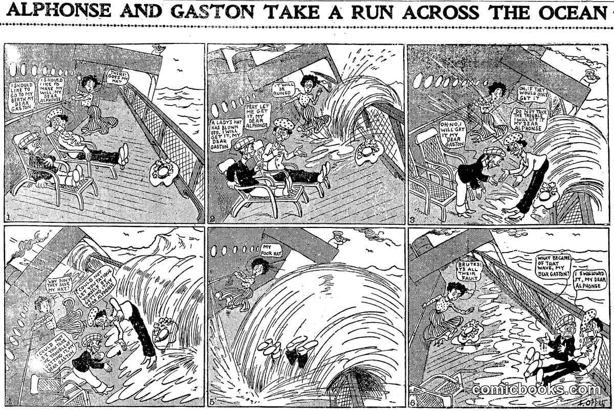 Alphonse and Gaston Take a Run Across the Ocean