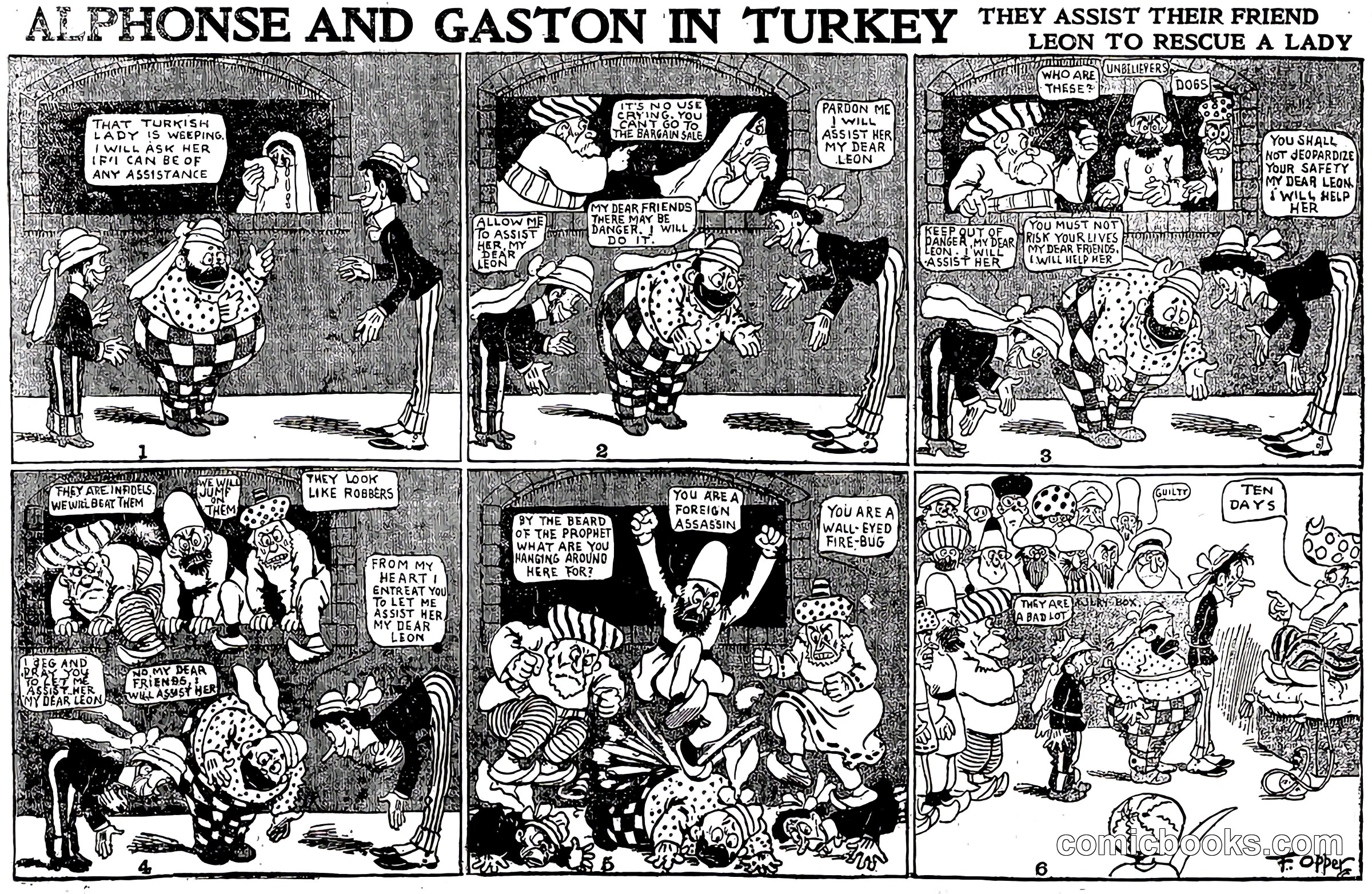 Alphonse and Gaston in Turkey