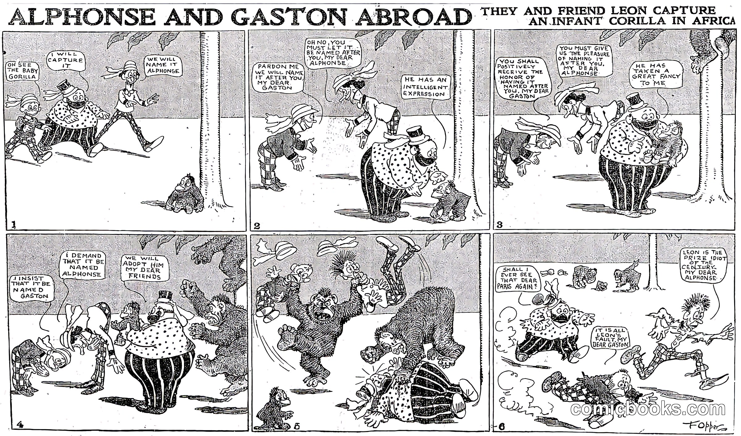 Alphonse and Gaston Abroad