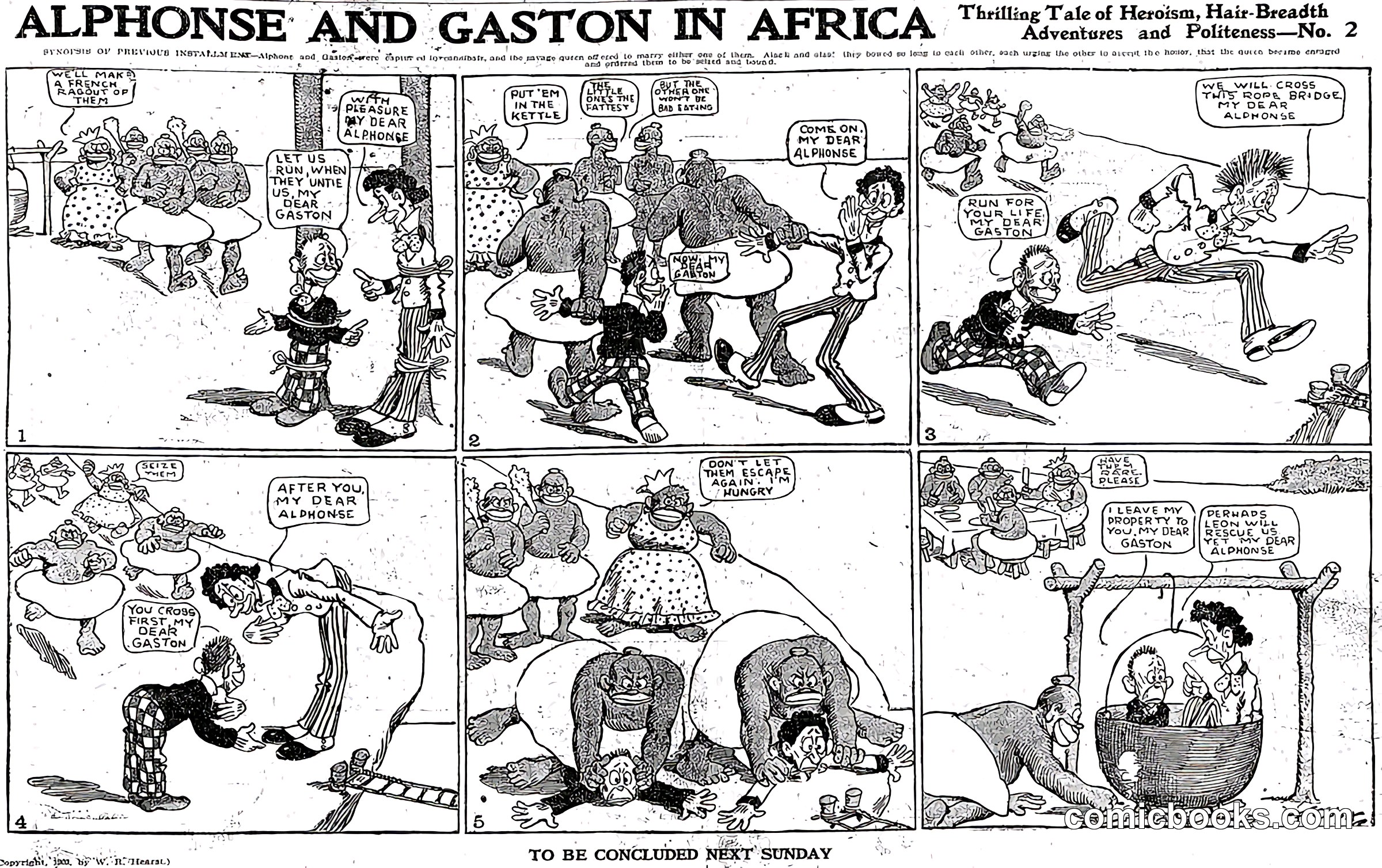 Alphonse and Gaston in Africa