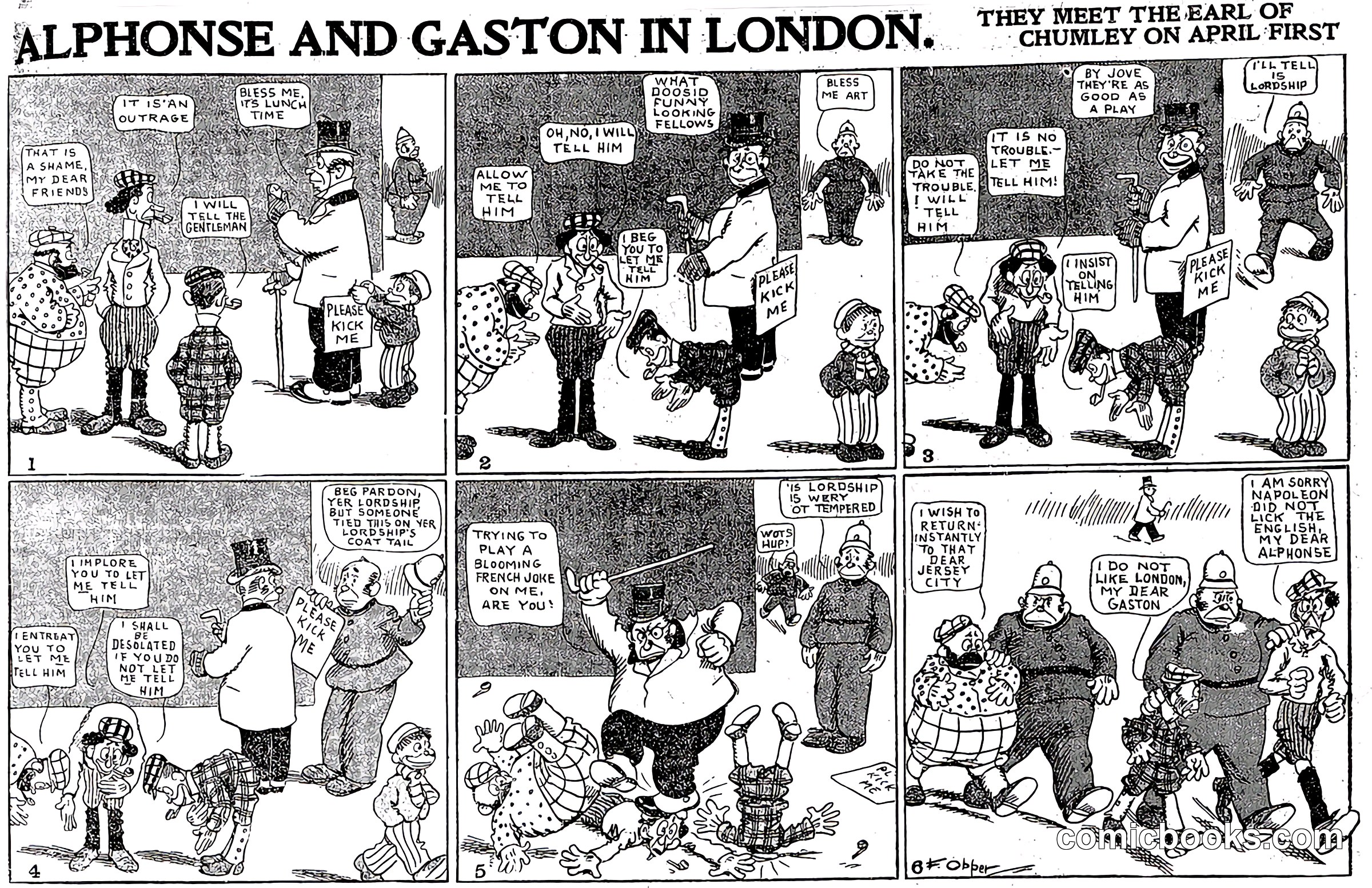Alphonse and Gaston in London