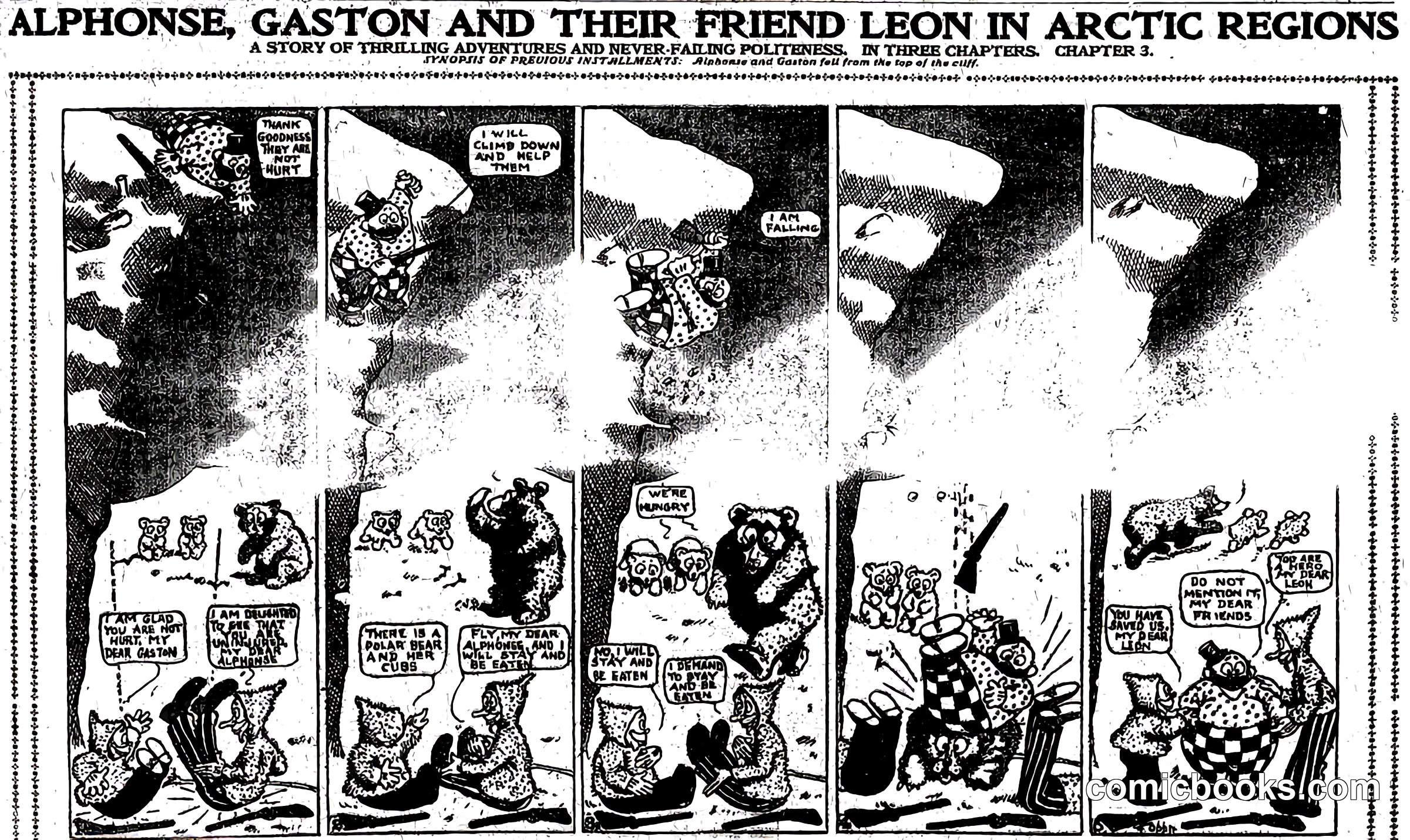 Alphonse, Gaston and Their Friend Leon in Arctic Regions