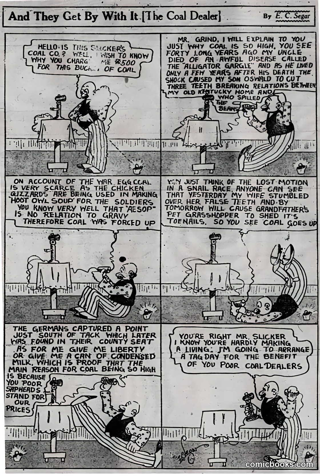 And They Get By With It [The Coal Dealer]