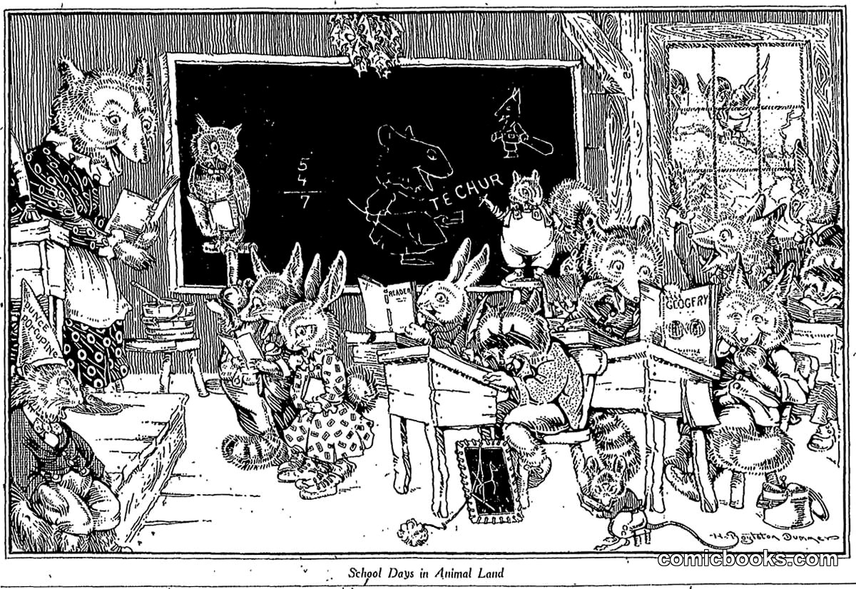 School Days in Animal Land