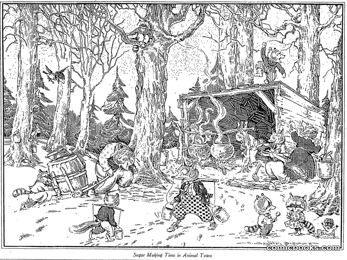 Sugar Making Time in Animal Town