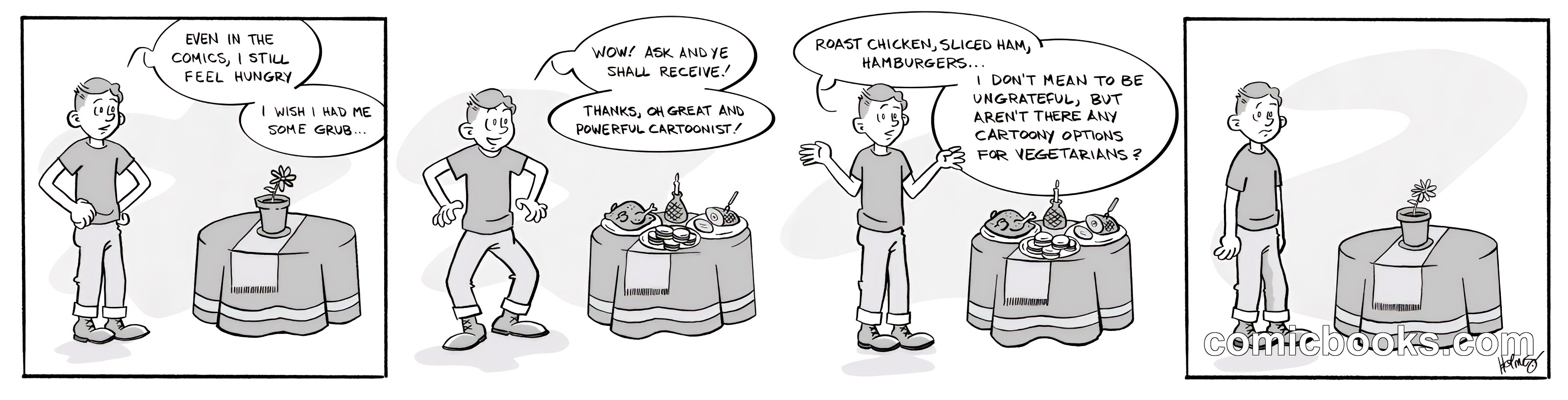 Domestic Life Comic Strip