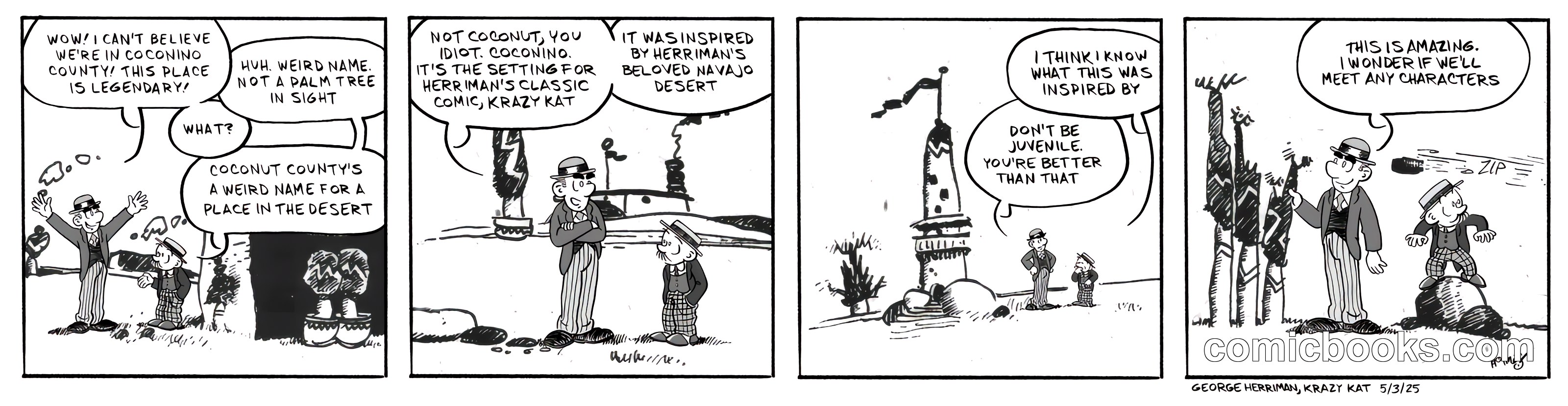 Krazy Kat Sunday Strip