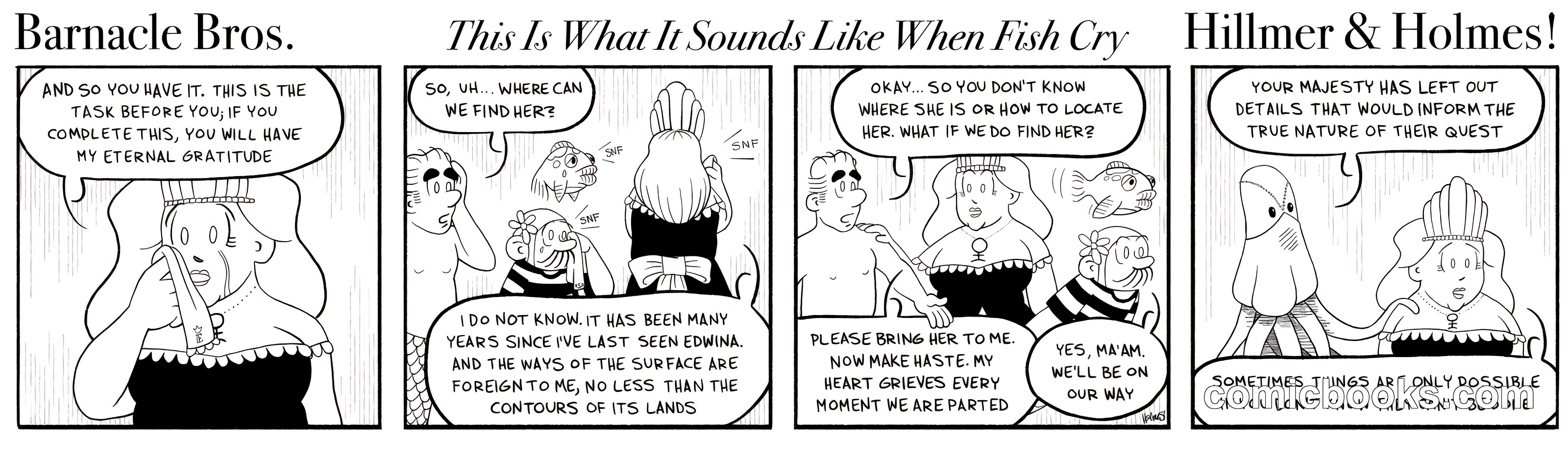 Barnacle Bros / This Is What It Sounds Like When Fish Cry / Hillmer & Holmes