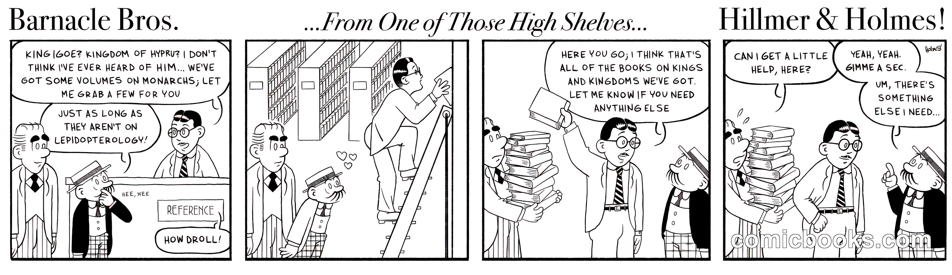 Barnacle Bros / From One of Those High Shelves / Hillmer & Holmes