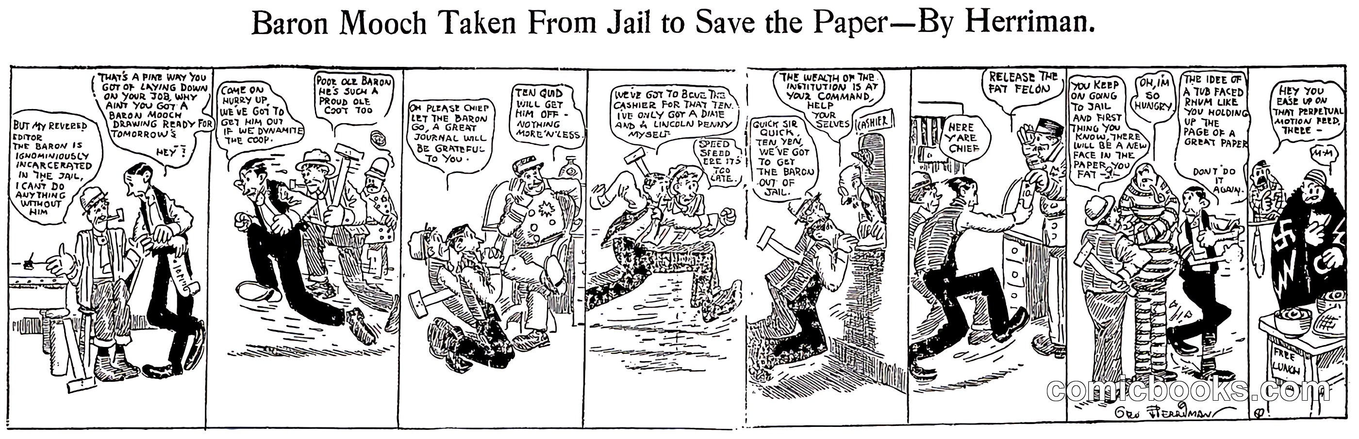 Baron Mooch Taken From Jail to Save the Paper